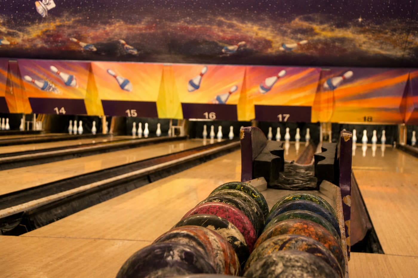 Bowling at Zone Bowling Coquitlam